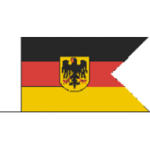 Germany Naval Ensign AA 15mm D02 (2) Fabric Flag